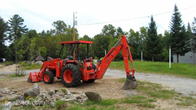 Kubota L48 4WD Tracteur Loader Backhoe 