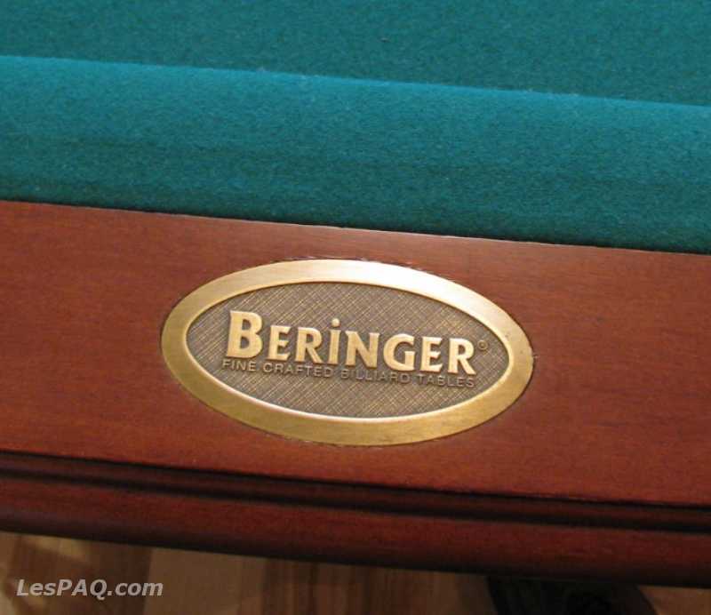 Table de Billard Beringer 8 pieds - 