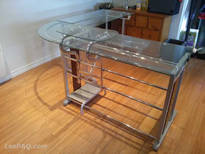 Bureau en verre