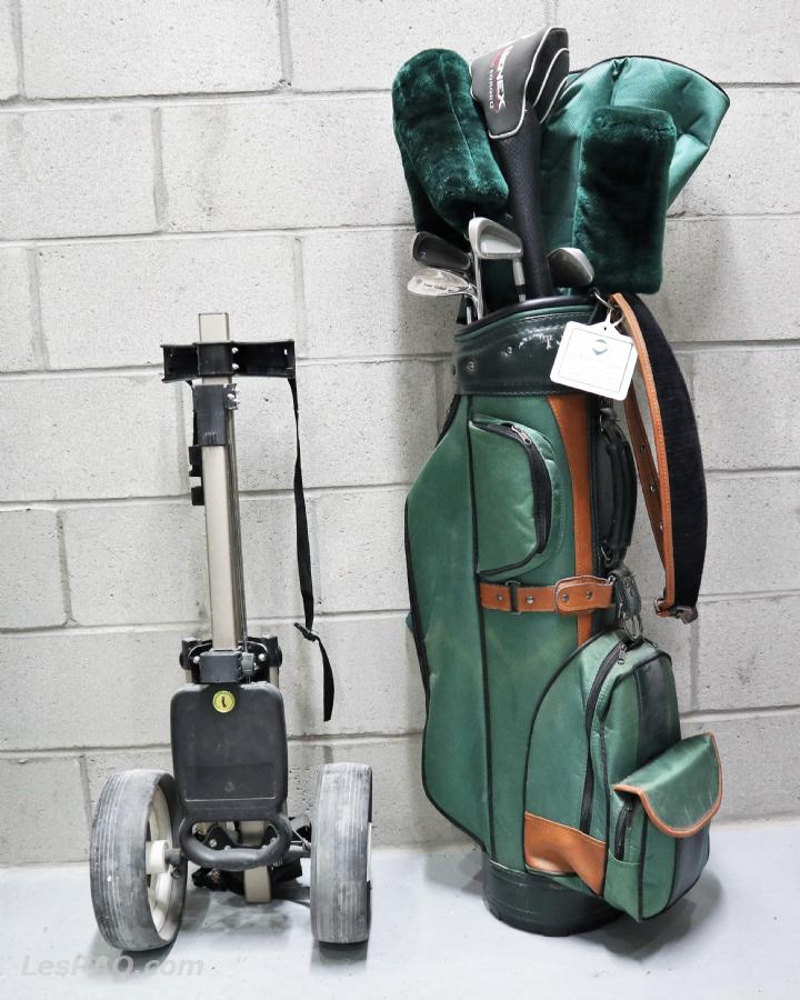 sac de golf avec trolley